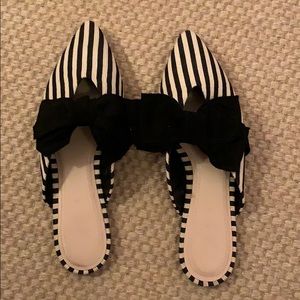 Zara Stripe Mules